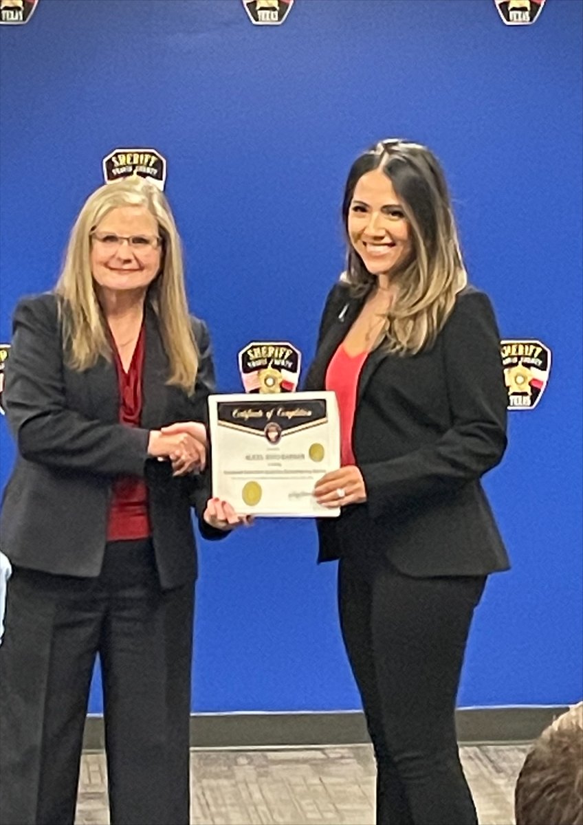 Congratulations to Assistant Director of Construction 
 and Planning Alicia Soto-Barker on her graduations form the Travis County Sheriff's Office Leadership Academy (Leads) with Honors