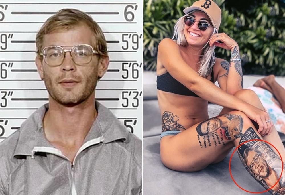 Mulher tatua rosto de Jeffrey Dahmer, é detonada e explica desenho