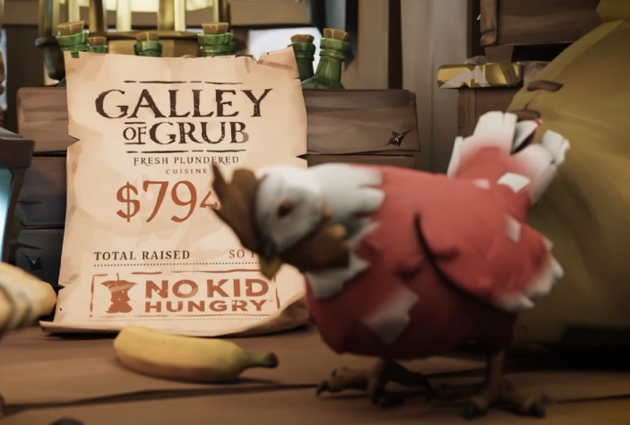 That Chicken get more talking lines than i ever did. Not fair, he can't act properly. Always moving around... when I was on, i stood completely still, like i was told to. #bemoreorb #SeaOfThieves <a href="/SeaOfThieves/">Sea of Thieves</a>