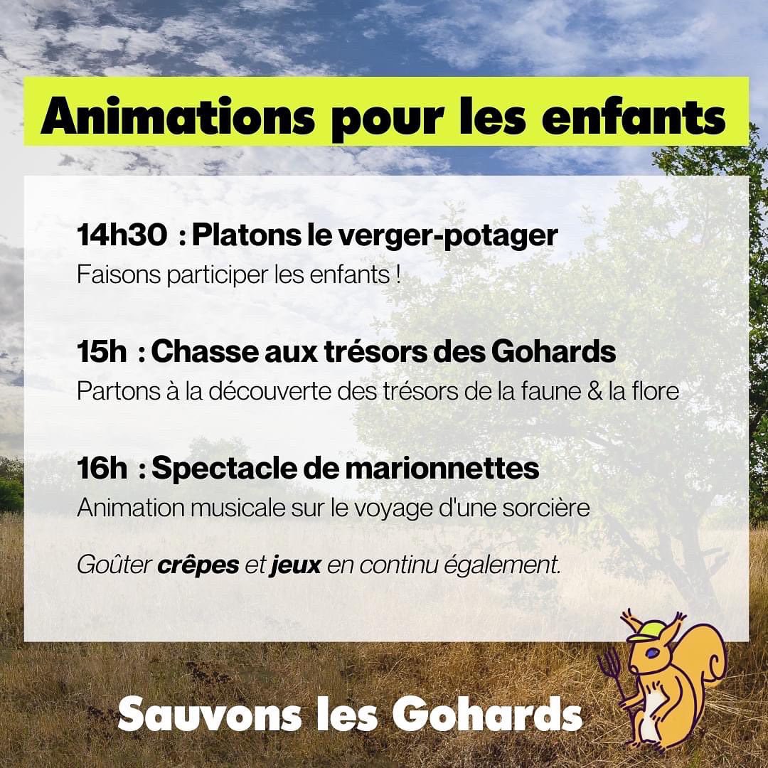 GohardsEnDanger's tweet photo. Avec tout plein dâanimations pour les enfants !
Venez avec vos plants, arbres fruitiers, et vos casseroles !
#Nantes #Stopartificialisation https://t.co/zsgtgMSNds