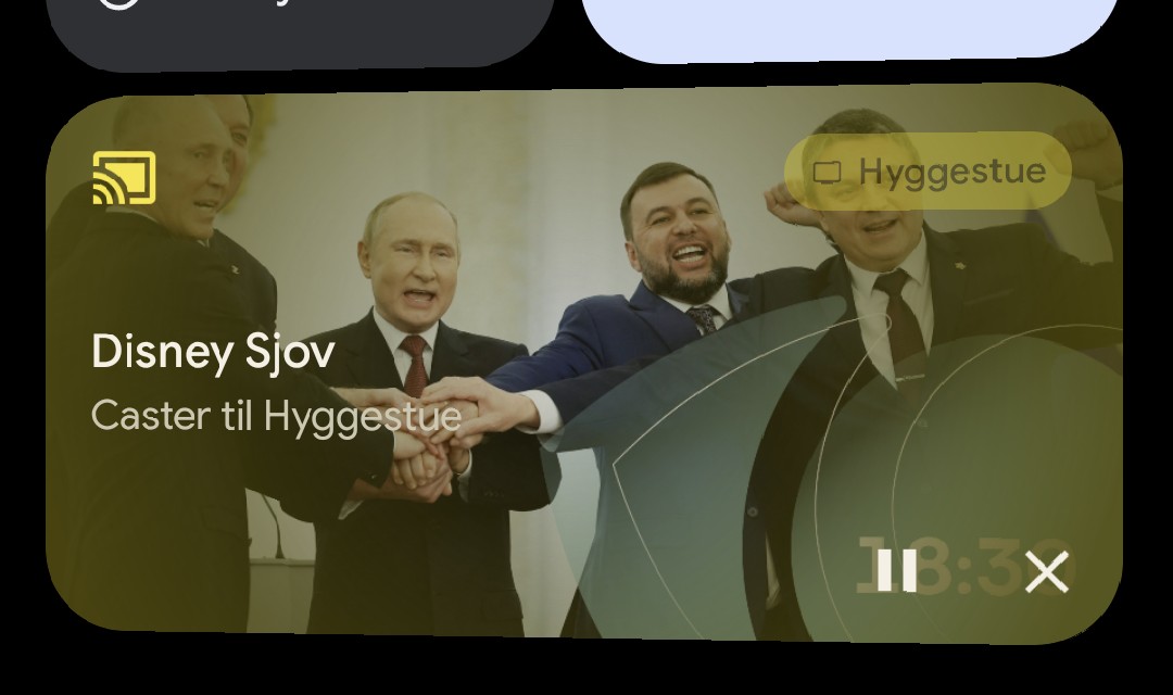 Nu har Putin også annekteret Disney Sjov. Stakkels børn 😬#Fredagsslik