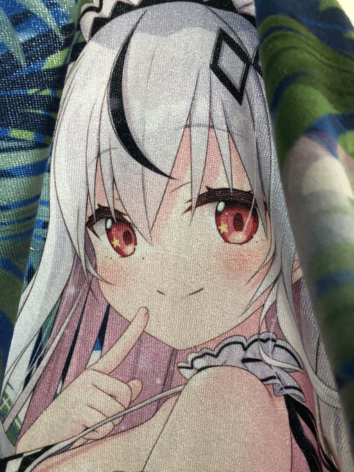 絵柄を下側にして使えば常にイースんと肌と肌を重ねて寝ることができるじゃん...僕天才かもしれん... 