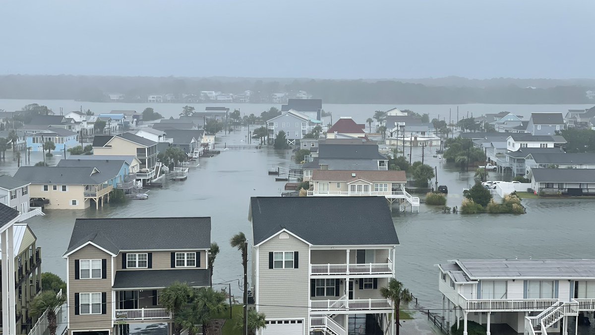 Andrew James (@andrewjameswpde) on Twitter photo A broader view and the storm surge in Cherry Grove is crazy for lack of a better term. Property damage is widespread and this isn’t even the lowest area of the inlet streets. <a href="/EdPiotrowski/">Ed Piotrowski</a> <a href="/wpdeabc15/">WPDE ABC15</a> A broader view and the storm surge in Cherry Grove is crazy for lack of a better term. Property damage is widespread and this isn’t even the lowest area of the inlet streets. <a href="/EdPiotrowski/">Ed Piotrowski</a> <a href="/wpdeabc15/">WPDE ABC15</a>