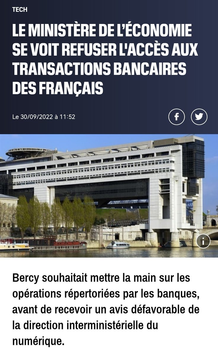 Babar_le_Rhino's tweet photo. Discrètement, Bruno Le Maire a demandé de pouvoir accéder à toutes les transactions bancaires de tous les Français

Demande qu'on lui a refusé

Toujours plus loin dans l'intrusion du gouvernement dans la vie privée des Français... Surveillance de masse https://t.co/ZBK4y77NSC