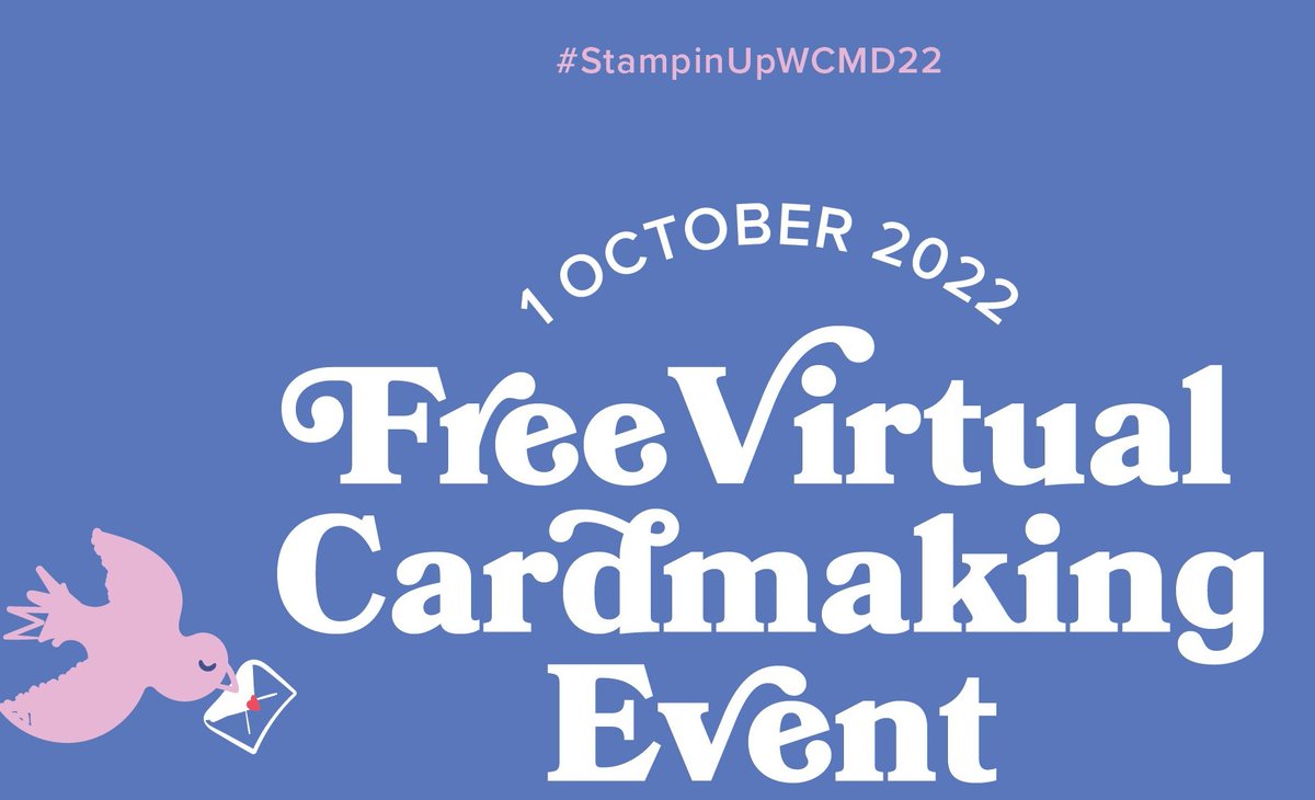 KarenStamps's tweet image. Tomorrow is the Stampin' Up! Virtual Cardmaking Event for World Cardmaking Day! FREE for everyone! Stamp along or just watch on your computer or phone! They have a surprise too! Details:  karenstamps.com/ready-for-the-… #stampinup #stampinupWCMD2022 #WCMD #stamping #cards