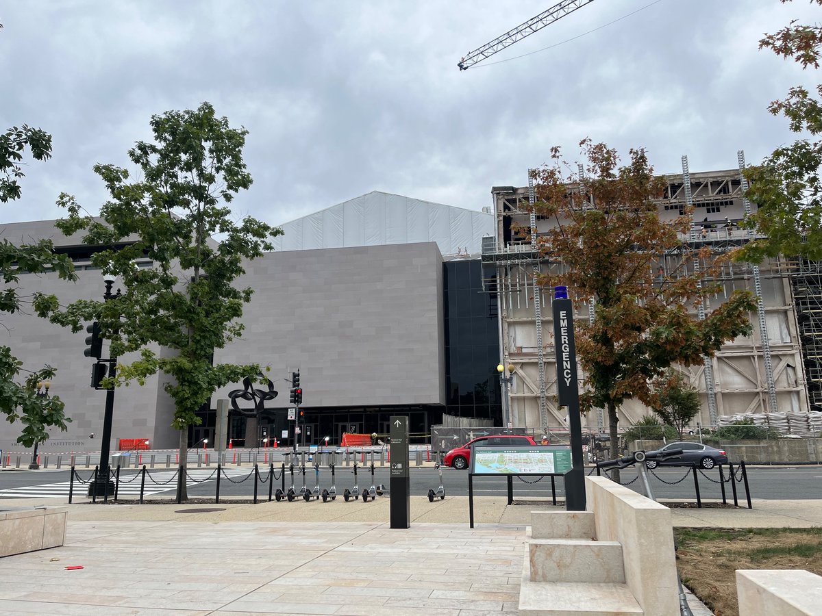 SBanks20's tweet photo. Two weeks from today we get to welcome visitors to the renovated west end of @airandspace! #musetech https://t.co/0CJQHTJuGD