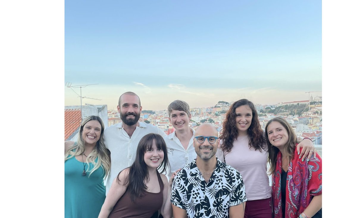 Cloudbeds's tweet photo. Some of our team members gathered this month for a mini meetup in gorgeous Lisbon 🇵🇹

A reminder that practically everywhere you go, there's always the chance to meet up with someone from Cloudbeds! 

 #cloudbeds #traveling #connection #Lisbon https://t.co/G8wYzkKeCB