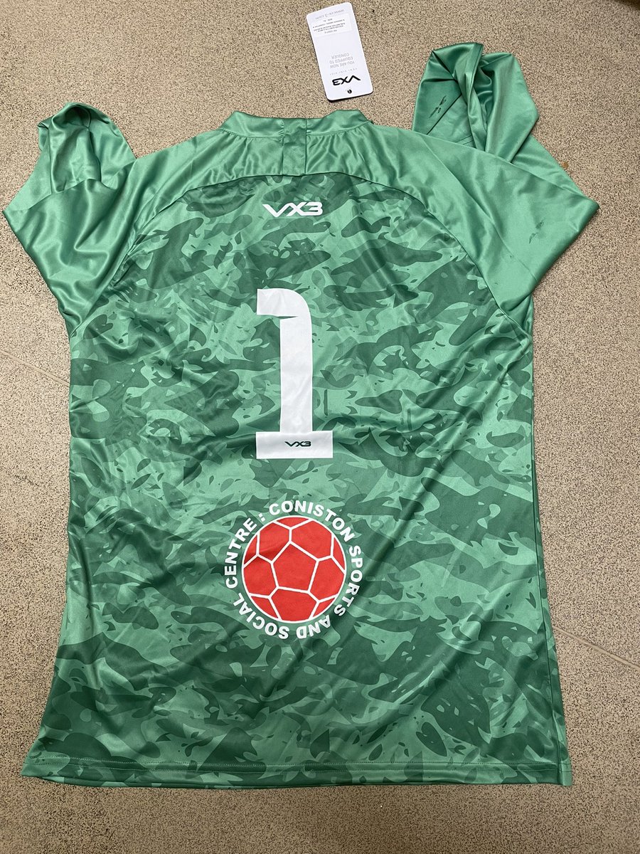 ConistonAFC's tweet photo. Tomorrow’s game see us take on @AUFC1896 in the junior cup, thank a to @Paddy_Maher and coniston sports and social club for sponsoring our new home kit thanks guys they look awesome 👏 https://t.co/I9fs7vLuJt