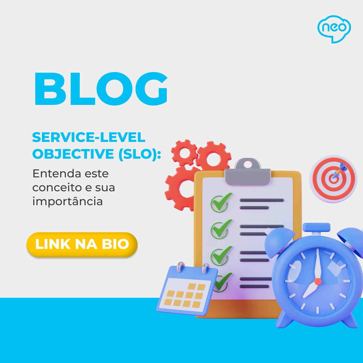 NeoAssistCom's tweet photo. Talvez você ainda não tenha ouvido falar em SLO, entretanto para entender melhor este termo, você deve compreender primeiro o termo SLA (Service Level Agreement).

Confira! 🔗https://t.co/HOuFnU1dI9 https://t.co/OtbxNKqkvG