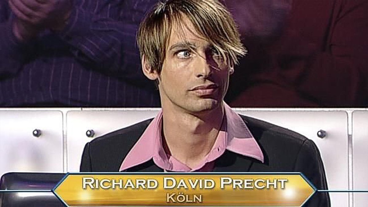 „Herr Jauch, am Anfang glaubte ich, Sie loggen meine Antworten absichtlich falsch ein. Inzwischen glaube ich aber, Sie verstehen gar nicht, was ich sage.“ #Precht