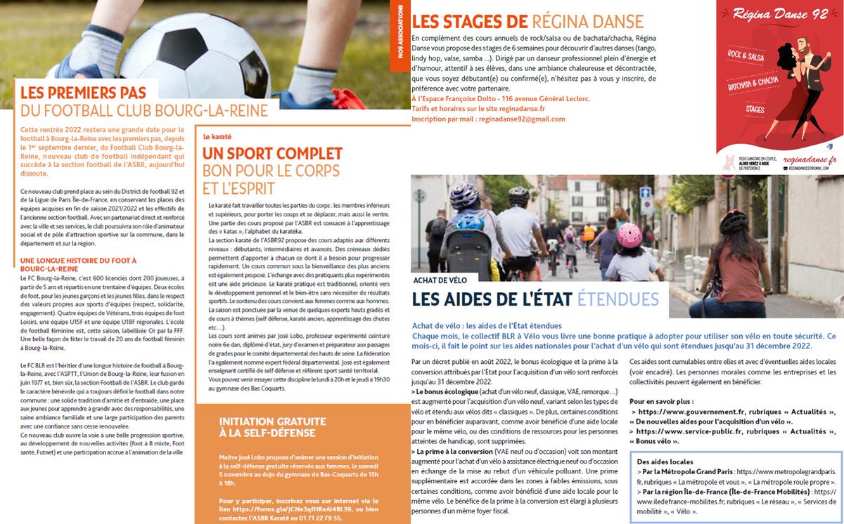 hpmelone's tweet photo. Au sommaire du #BLRmagazine (octobre)
#OctobreRose 
#Sports
🏅#VilleActiveEtSportive
🚧Pose de la 1ère pierre du complexe sportif des #BasCoquarts
🥋#HéliosLatchoumanaya, champion d'Europe de parajudo
🚲#CycloRollers
⚽️Les premiers pas du #FCBLR
#Culture
🎭L'actualité du #CAEL
👇 https://t.co/D9XEkllJ4f