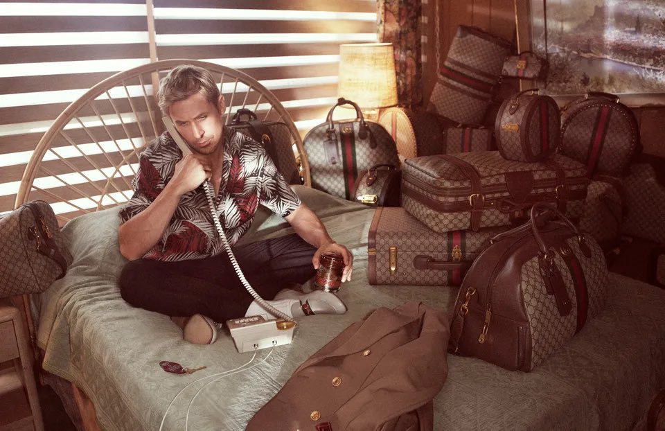 Ryan Gosling is the new face of Gucci. bit.ly/3dTg3Qm