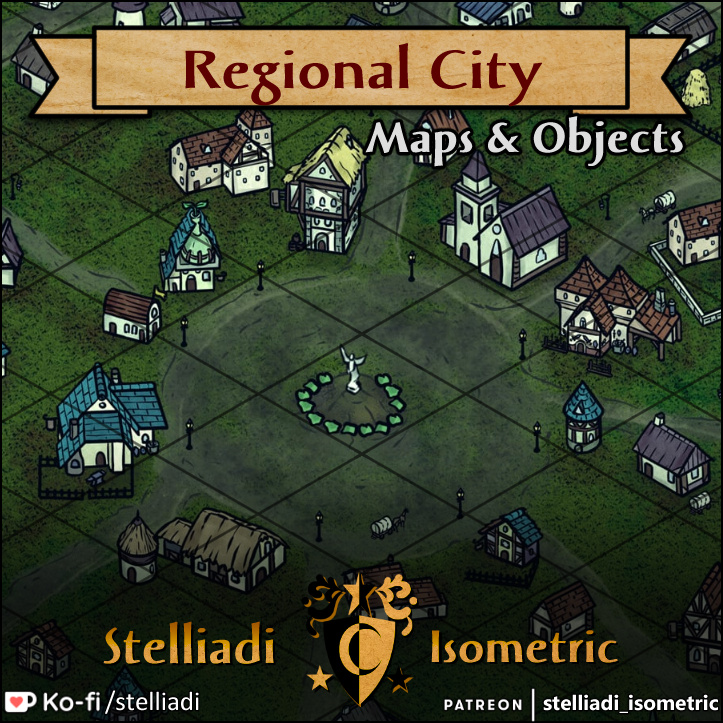 A new regional style pack is available on my patreon! Lots of new shops and props to create city maps!
#ttrpgfamily #ttrpgcommunity #ttrpg #dnd #dnd5e #pathfinder #map #fantasymap #fantasyart #isometric

patreon.com/posts/regional…