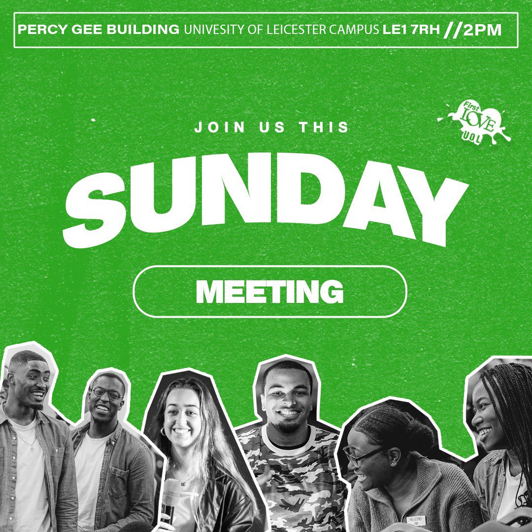 FirstLoveUOL's tweet photo. Who else is excited for another amazing time this Sunday?🥳🥳

Make sure to join us at 2pm on university of Leicester campus 😁 https://t.co/MB0mPm5EFV