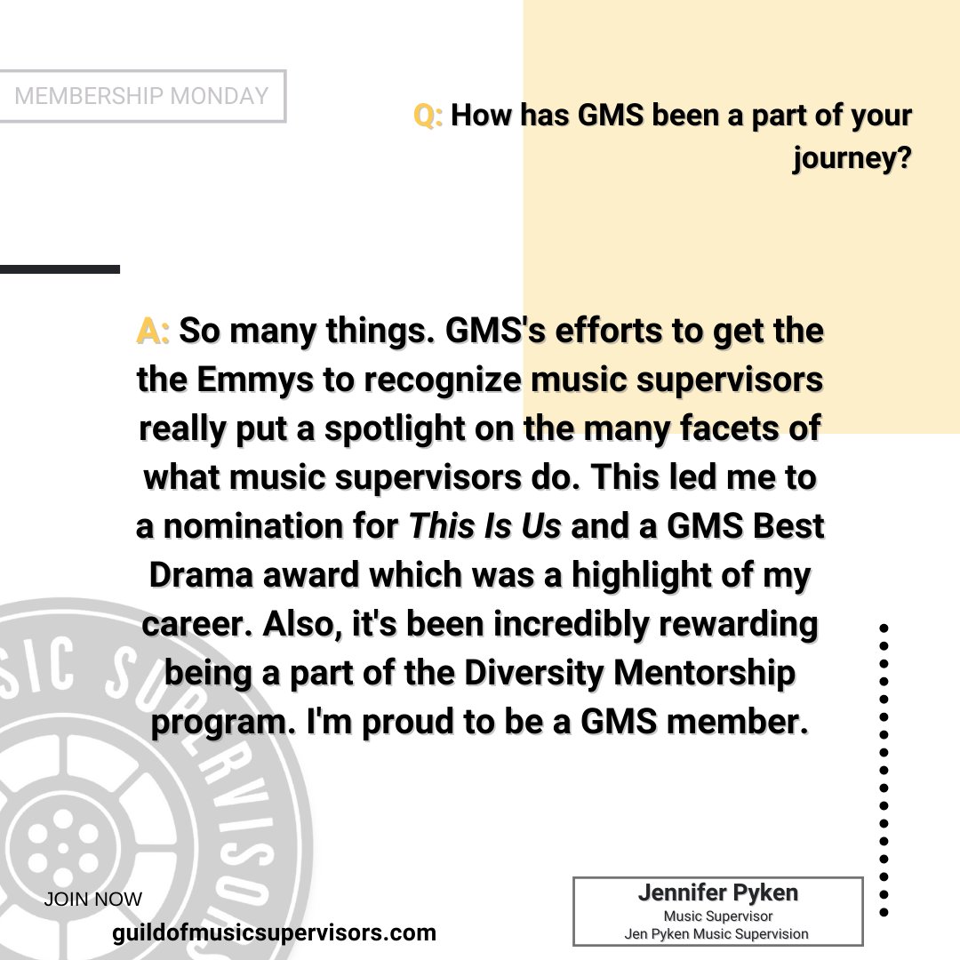 guildofmusic's tweet photo. 2/2
Come see #GMSMembershipFeature Jennifer Pyken @jenpyken speak at the “What’s The Alternative?” panel tomorrow, October 1st, at the #GMSConference!
Check out this panel for a live demonstration and discussion of finding song options for a scene!
https://t.co/jCEjg6SxNZ https://t.co/h3hGJYFFE0