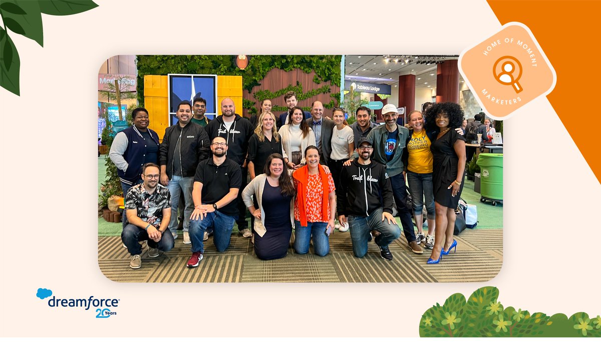 Salesforce Marketing Cloud (@marketingcloud) on Twitter photo We loved seeing our #MomentMarketers together at <a href="/Dreamforce/">Dreamforce</a>.
👉 35 Marketing Champions
👉 20 Sessions
👉 1 Magical Community
SO much fun!
Thank you for making #DF22 memorable! 💙 We loved seeing our #MomentMarketers together at <a href="/Dreamforce/">Dreamforce</a>.
👉 35 Marketing Champions
👉 20 Sessions
👉 1 Magical Community
SO much fun!
Thank you for making #DF22 memorable! 💙
