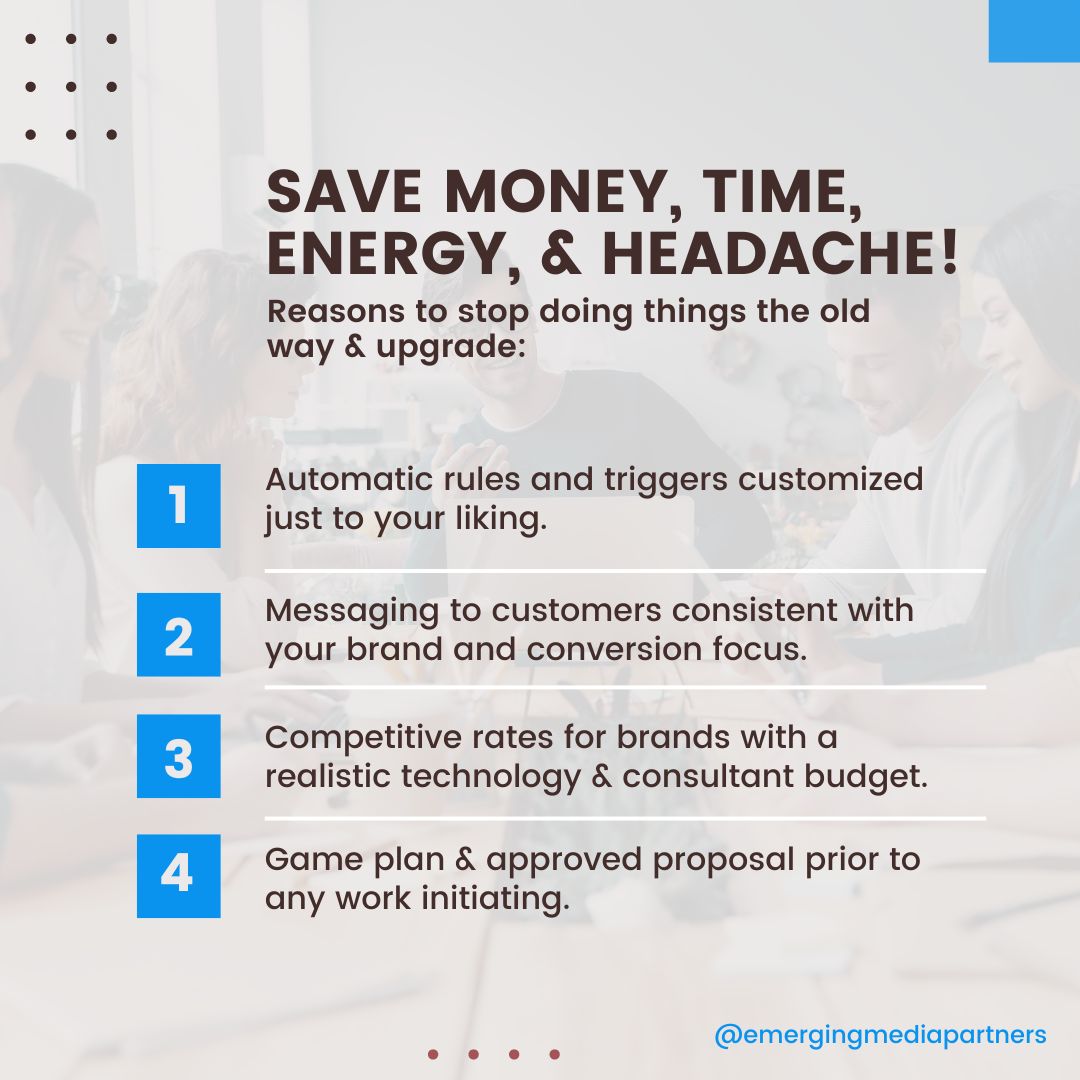 MarketEmergence's tweet photo. SAVE MONEY, TIME, ENERGY, &amp; HEADACHE!
Integrating your marketing efforts across several channels such as web, social, email, media buying, tv, and more can help you realize 2x,3x,4x+ ROI very fast.

For more information contact us: 1 (800) 836-7415 https://t.co/0GPxhf6Whg