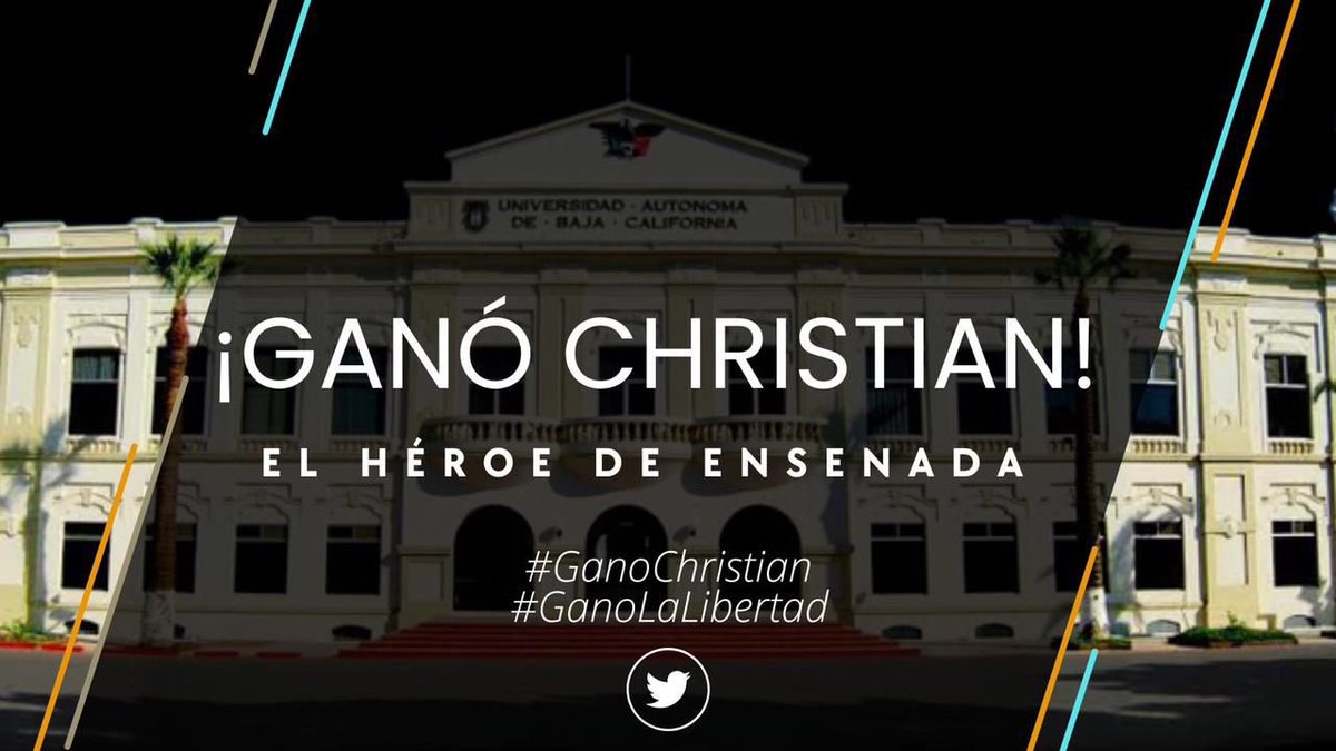 FNFYucatan's tweet photo. Este también es un triunfo de la verdad y en esta ocasión Christian es el héroe #GanoChristian
#GanoLaLibertad
@UABC_oficial
@lavozfrontera
@Canal66tv
@nmas
@elimparcialcom
@ElMexicanOnline https://t.co/SV891e1ZF2