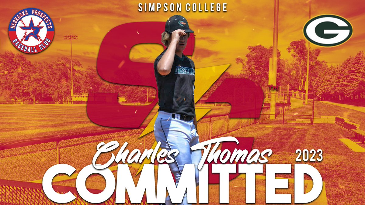 I am very excited to announce my commitment to Simpson College to continue my academic and athletic career! I want to thank all of my coaches, friends and family for all of their support and help along the way. #rollstorm <a href="/gretnabaseball/">Gretna Baseball</a> <a href="/Prospects_NE/">Nebraska Prospects Baseball Club</a> <a href="/StormBaseballSC/">Simpson Baseball</a>