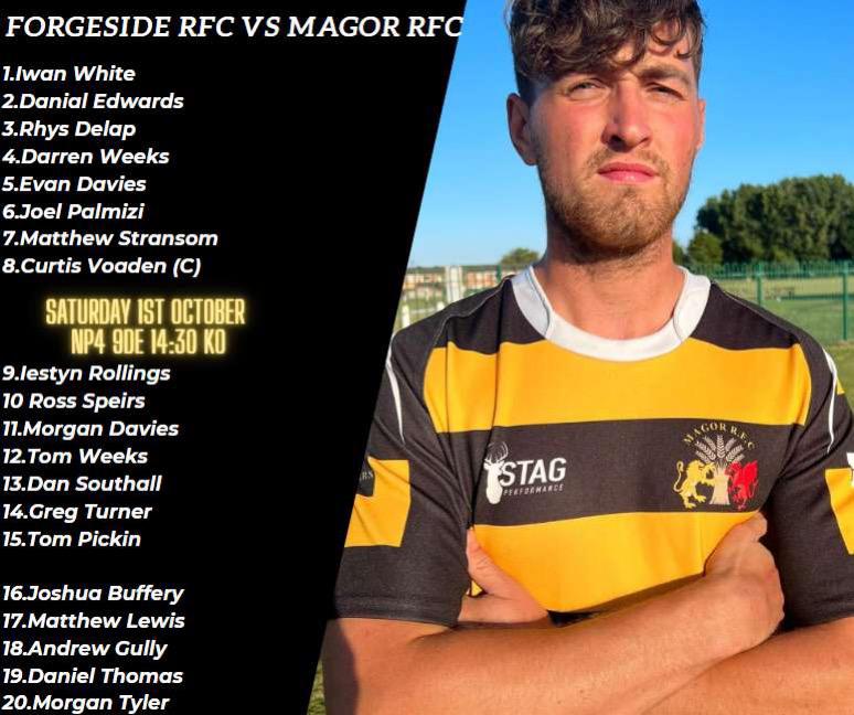 Magor_rfc's tweet photo. Our 20 man squad to take on @ForgesideRFC https://t.co/RhbnOozC1i