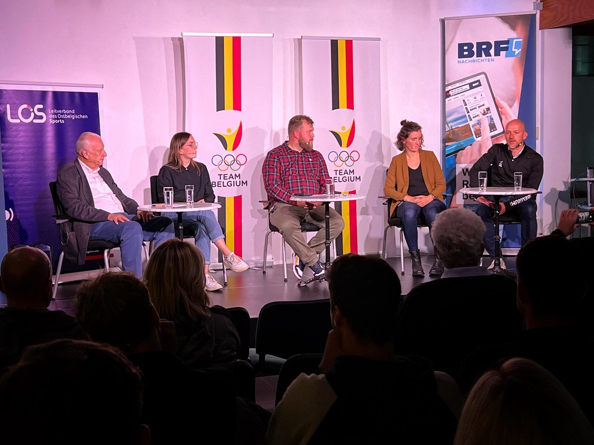 BRFbe's tweet photo. Talkrunde über die #Werte im #Sport zum Abschluss der Europäischen Woche des Sports #EWDS #BeActive im #BRF-Funkhaus - in Zusammenarbeit mit @teambelgium, LOS #Ostbelgien und Ministerium der Deutschsprachigen Gemeinschaft ➡️ https://t.co/NzR0O0shZW https://t.co/fa7JKghCTX
