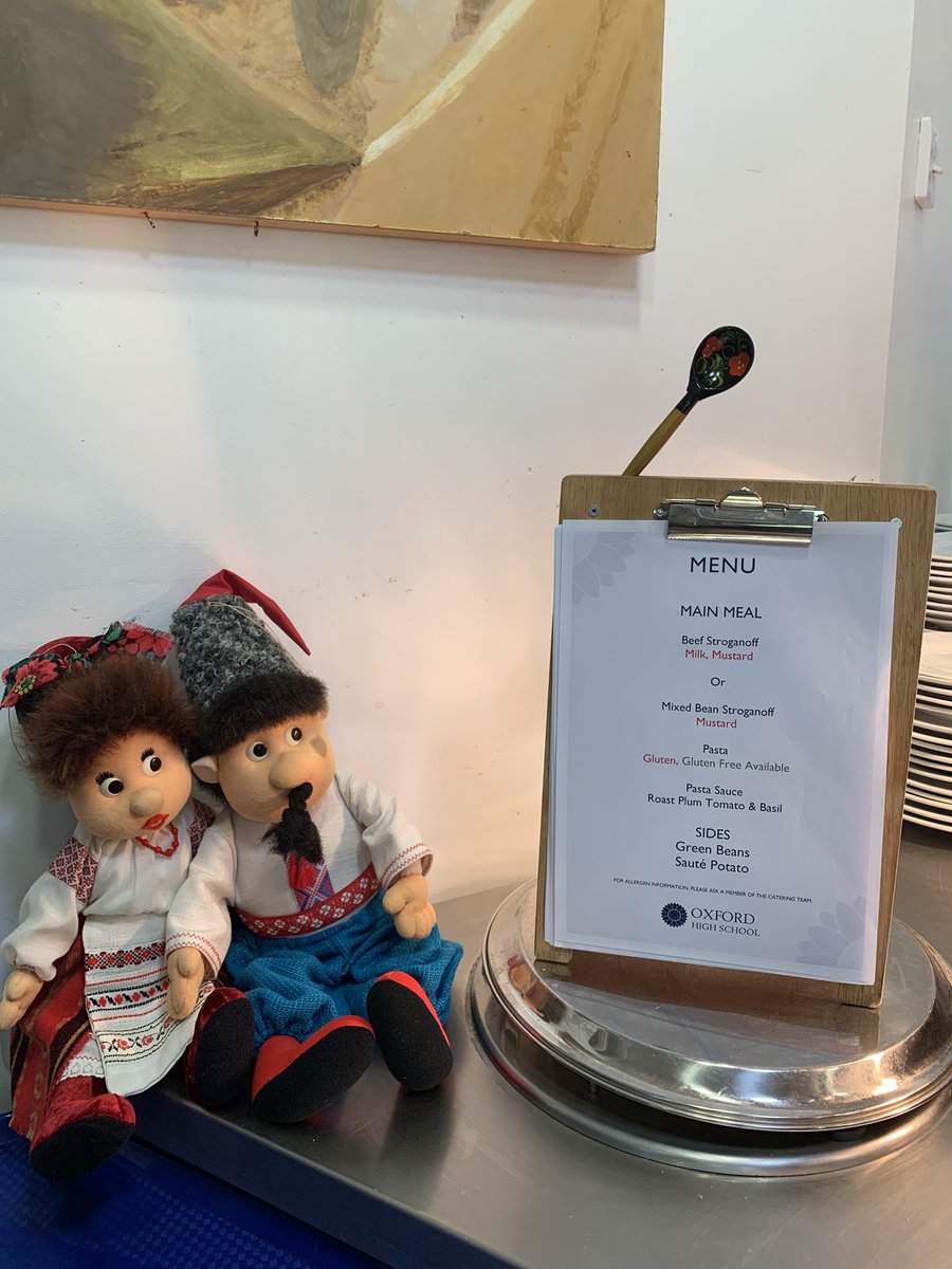 Russian_OHS's tweet photo. Languages week has been in full swing here @Languages_OHS. Packed with national cuisines from all over the 🌎 Thanks to our catering team we had BORSH #борщ and stroganoff too! #learningrussianatohs @OxfordHighSch https://t.co/Huqy6GigmU