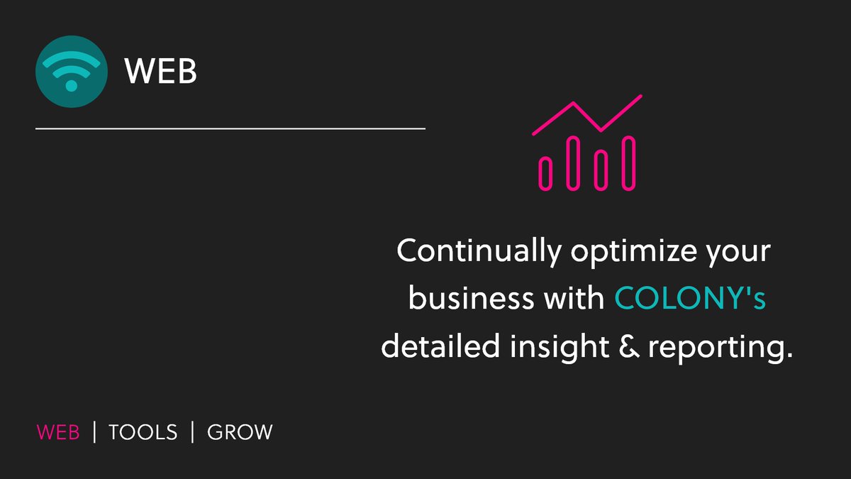 ColonyWebSolns's tweet photo. COLONY can help you optimize your business with detailed insights and reporting, enabling your brand to grow.
#business #brand #growth #optimization #insights #reporting https://t.co/SVSuevuAZK