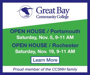 Planning your college visits? Make sure a trip to GBCC is part of your schedule. Attend our Open Houses on November 5th (Portsmouth) and November 19th (Rochester)
greatbay.edu/openhouse/
Choose quality. Choose affordability. Choose value. #ChooseCommunity