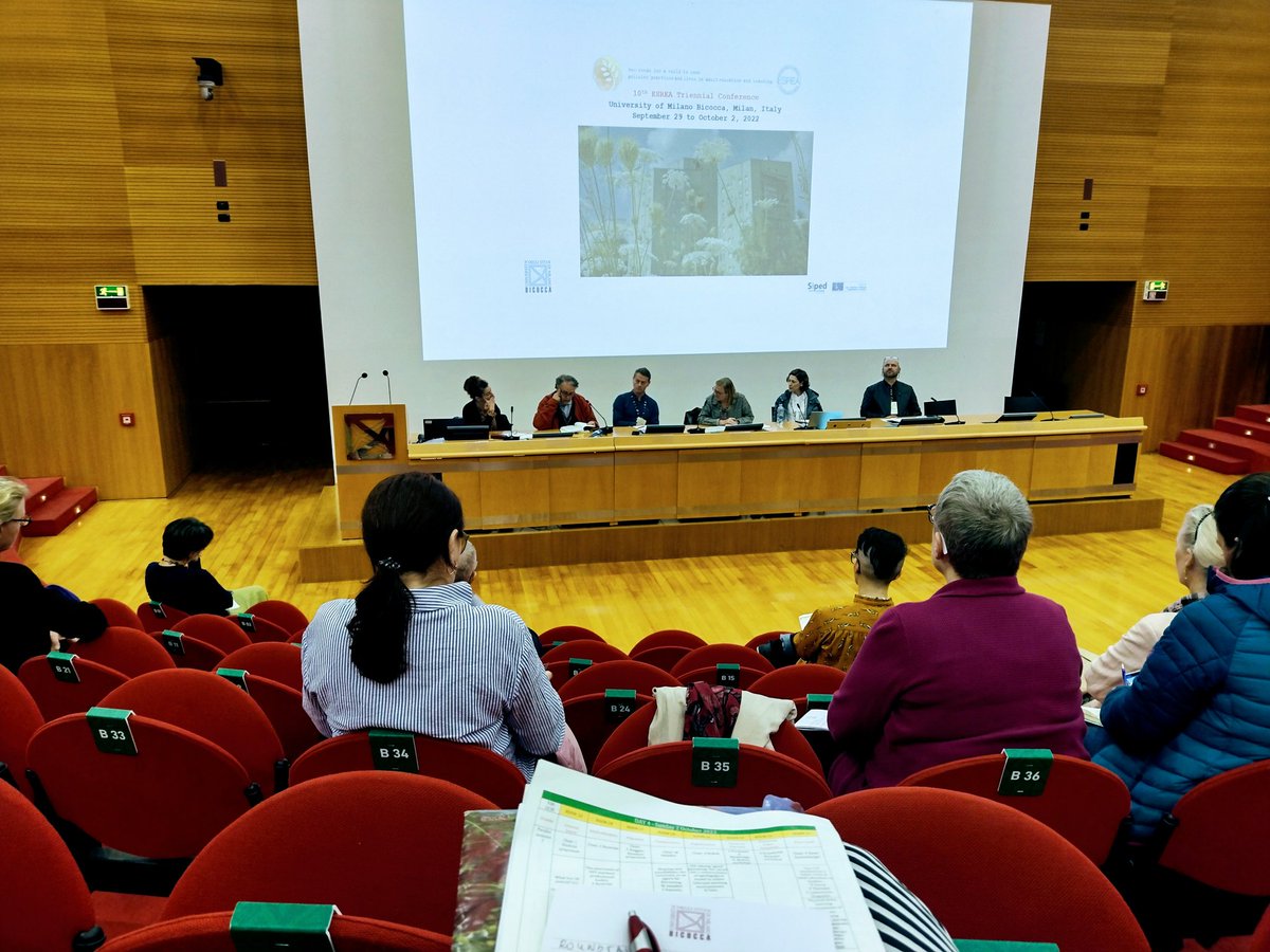 I trully liked the idea of networks round table today at #ESREA2022 It compensated my frustration of always wanting to be in at least 3 sessions at the same time. Like this I could feel connected with those I couldn't attend  (without clones). Thank you organisers for adding it!