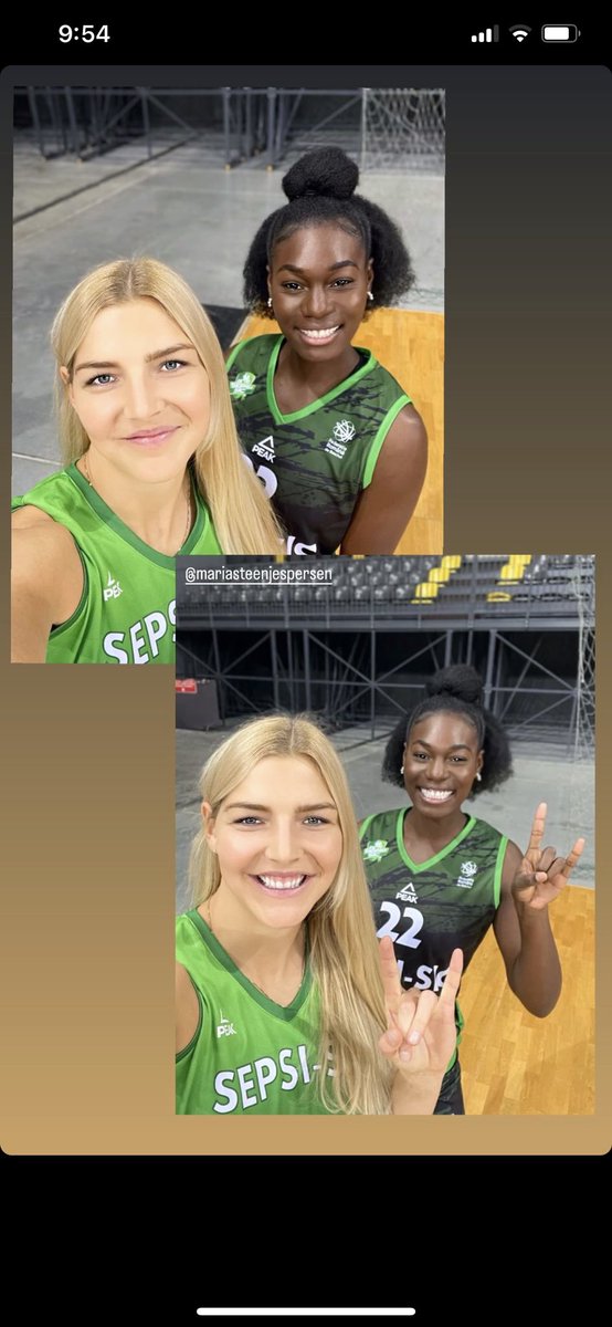 *Things we love to see* 
2 #ProBulls ballin’ together🤩 
Goodluck @Bethy_Mng @mjespersen12
🤘💚 
#ForeverABull