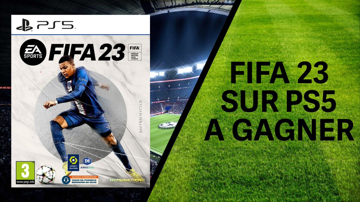 ⚽️🔥#CONCOURS FIFA 23🔥⚽️

Un jeu FIFA 23 sur #PS5 à gagner !

🚨 RT + FOLLOW <a href="/ActuJV_/">Actu JV</a> 
 
-Une chance en plus sur Facebook ➡️ bit.ly/3Ck0o5V
-Un seul gagnant pour le concours Twitter et Facebook.
-Jeu physique.

T.A.S ➡️ Vendredi 07 Octobre à 20h 
Bonne chance ! #FIFA23
