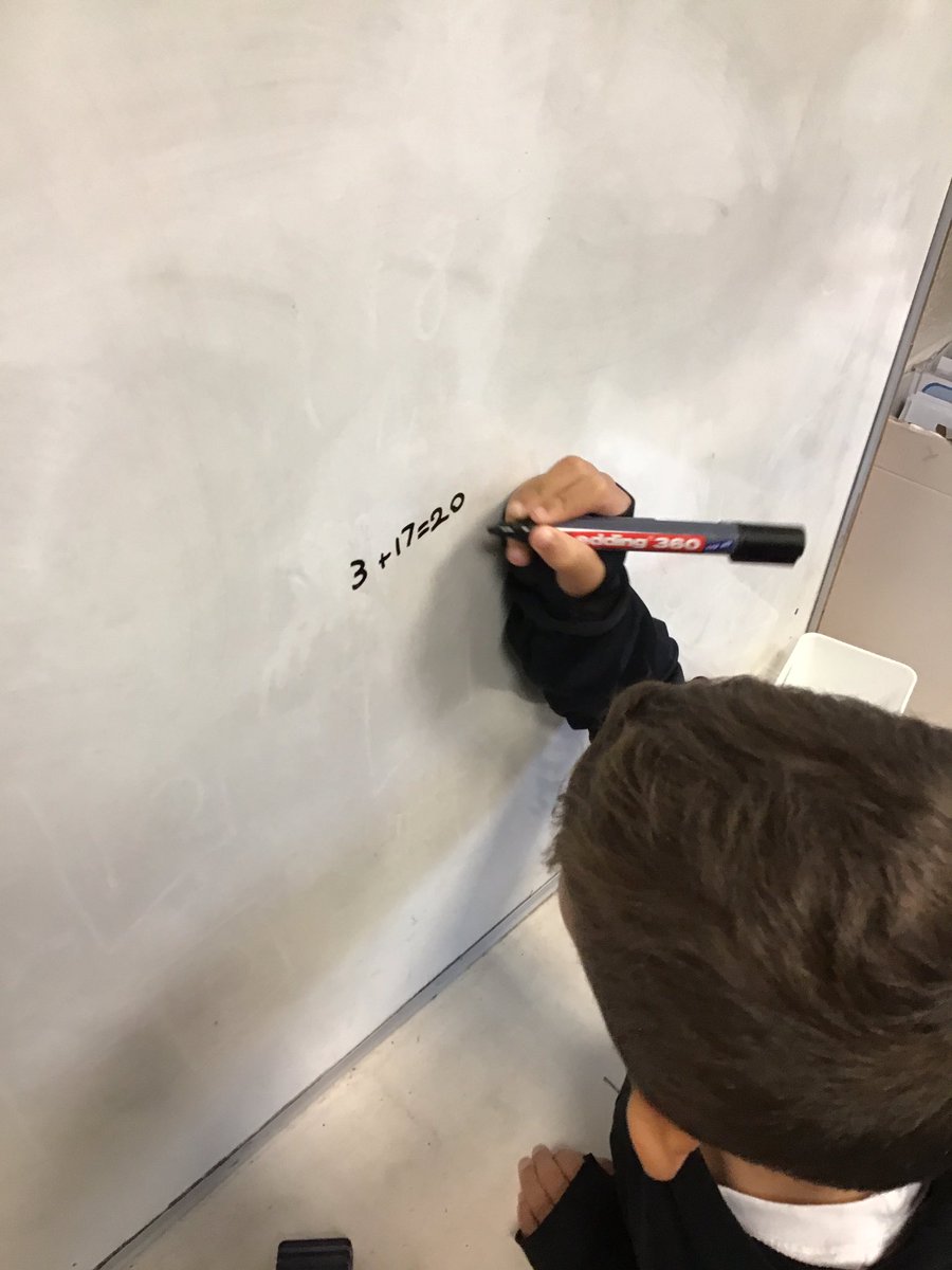 CharterYr2's tweet photo. In maths we have been working on our number bonds to 20, along with their fact families, using two giant tens frames. Super fun this morning #CharterMaths https://t.co/KlTUoiyDS8