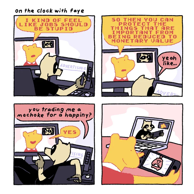 trading wisdom and pokémon on the clock with faye 