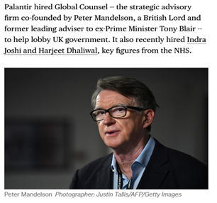 The firm hired the services of Global Counsel; a strategic advisory firm co-founded by Lord Peter Mandelson, to lobby the UK government: