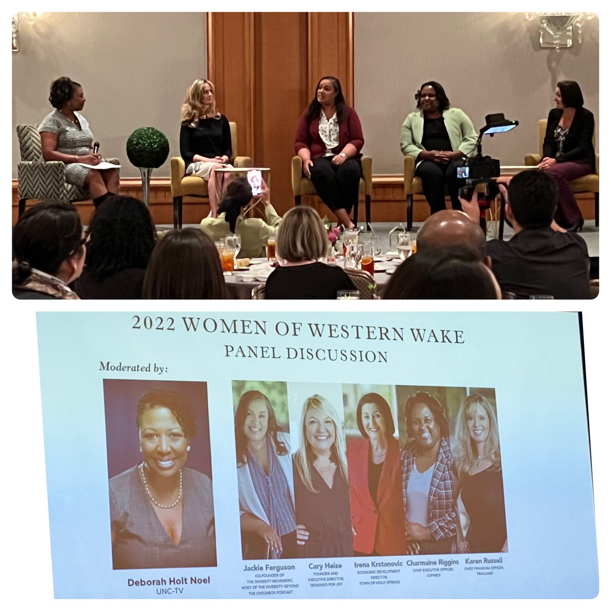 I’m always inspired by the local Women of Western Wake, who are making a strong impact on our corner of the world, and today I leave with this advice from <a href="/thejackieferg/">Jackie Ferguson</a>: “Y’all is totally inclusive” 🙌🏻 #winning #cmwoww