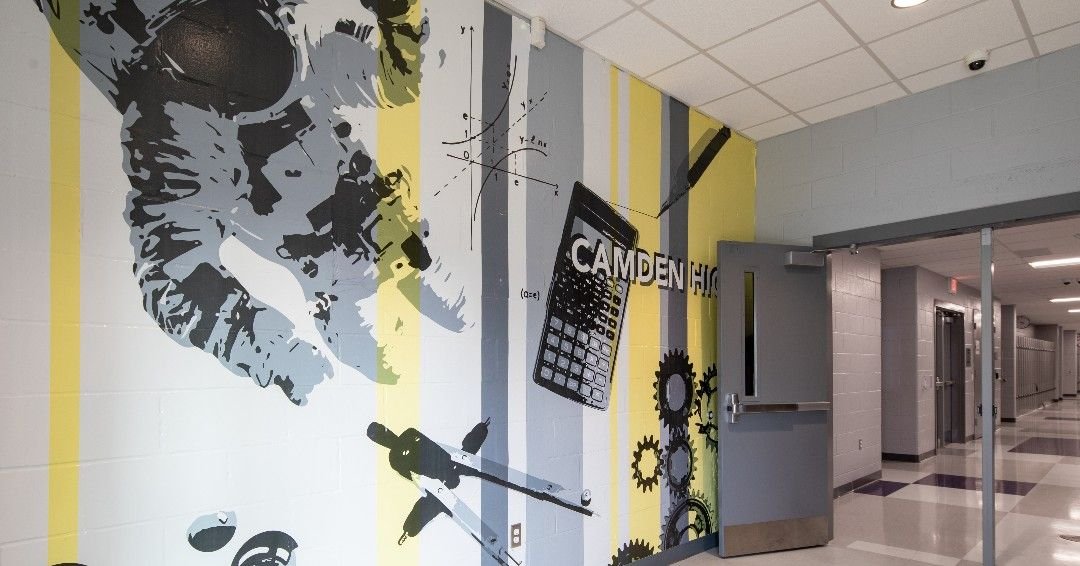 DIGroupArch's tweet image. The project team included @NJSDA_CEO, @ErnestBock, @CamdenSchools &amp;amp; @HeeryK12.

📸Photos courtesy of Nicholas Venezia.

#CamdenHS #CamdenNJ #schoolconstruction #designbuild #schooldesign #schoolarchitecture