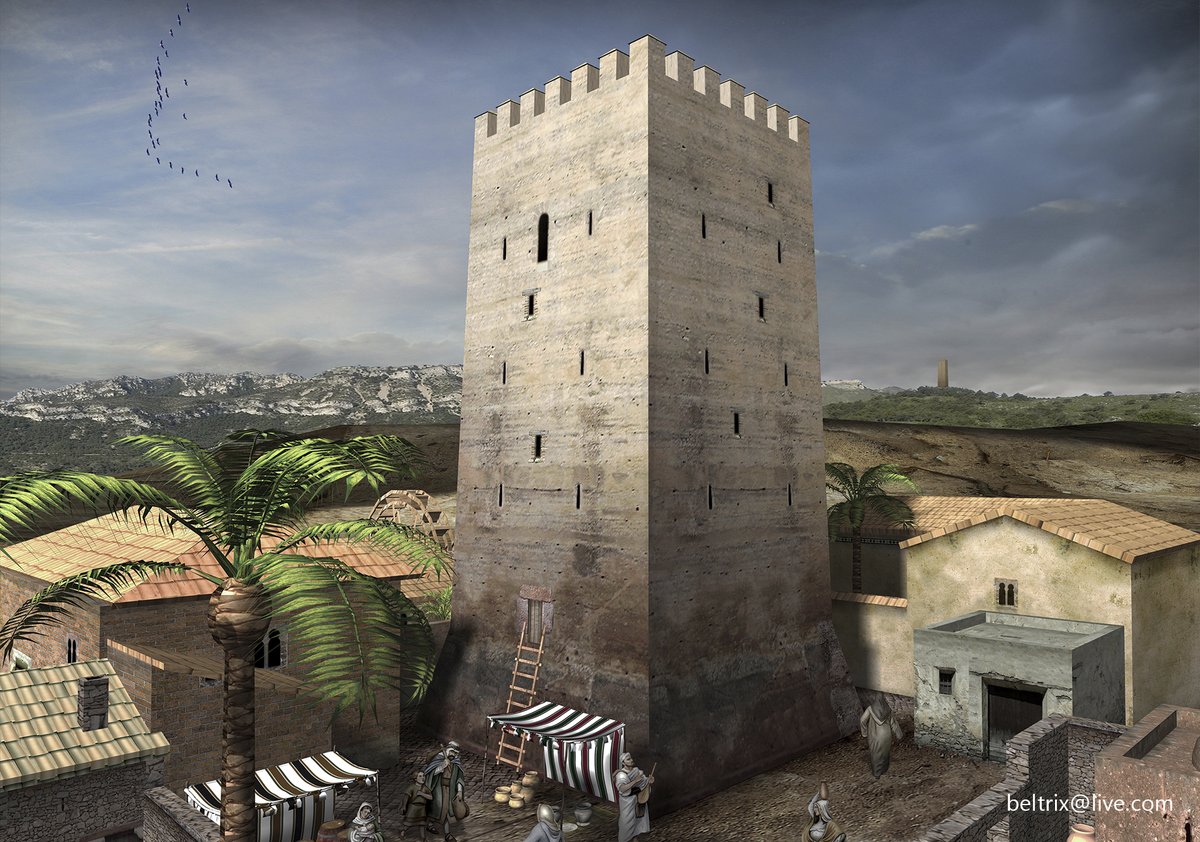 EstudiBeltran's tweet photo. La Torre de Benifaió és la millor torre d'alquèria d'al-Andalus. 24 espitlleres, i estructura interna reforçada per a atacs amb fonèvol. https://t.co/Ekavjf7Vcc