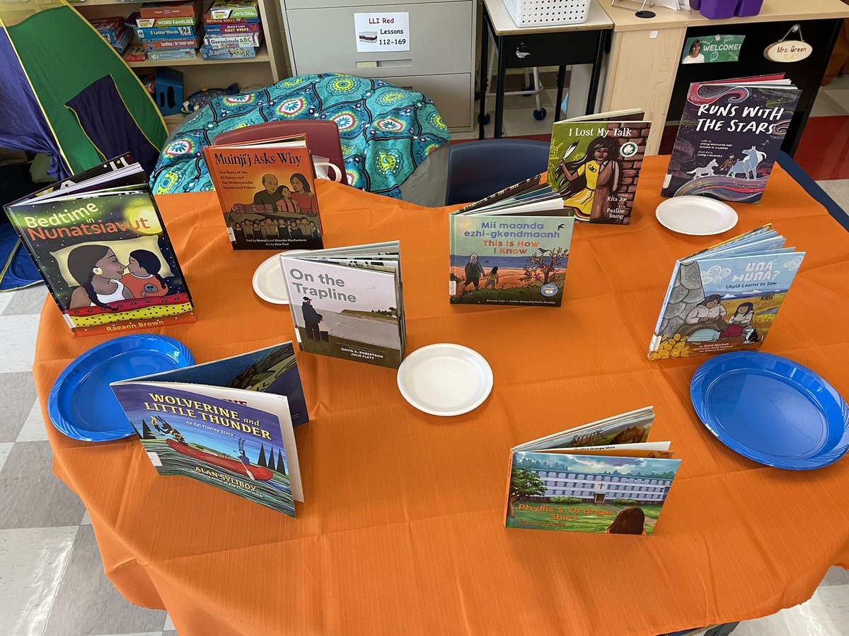 The K-6 students at Carbonear Academy reflect on how “EVERY CHILD MATTERS” after Read Alouds and a Book Tasting with an Indigenous Flare! 🪶🧡🪶 <a href="/NLESDCA/">NLESD</a> <a href="/NLESDLit/">NLESDLit</a> @DickerShannon <a href="/larryreads/">ふぇふぇ</a>
