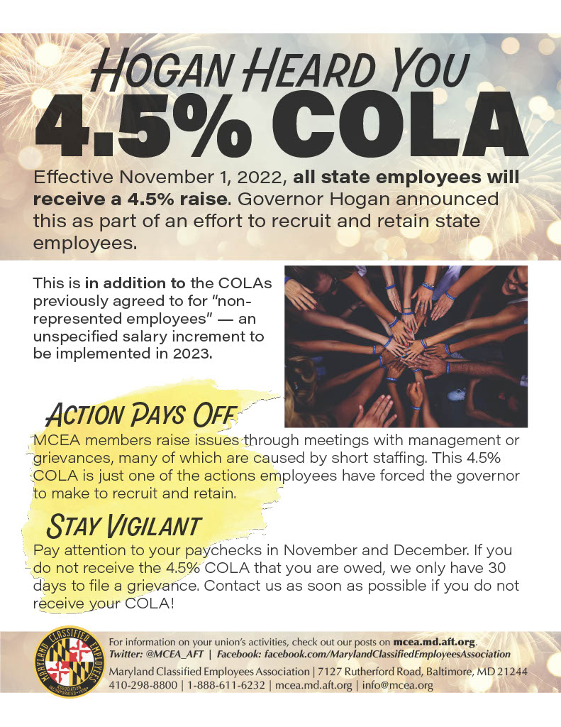 Maryland Classified Employees Association tweet media