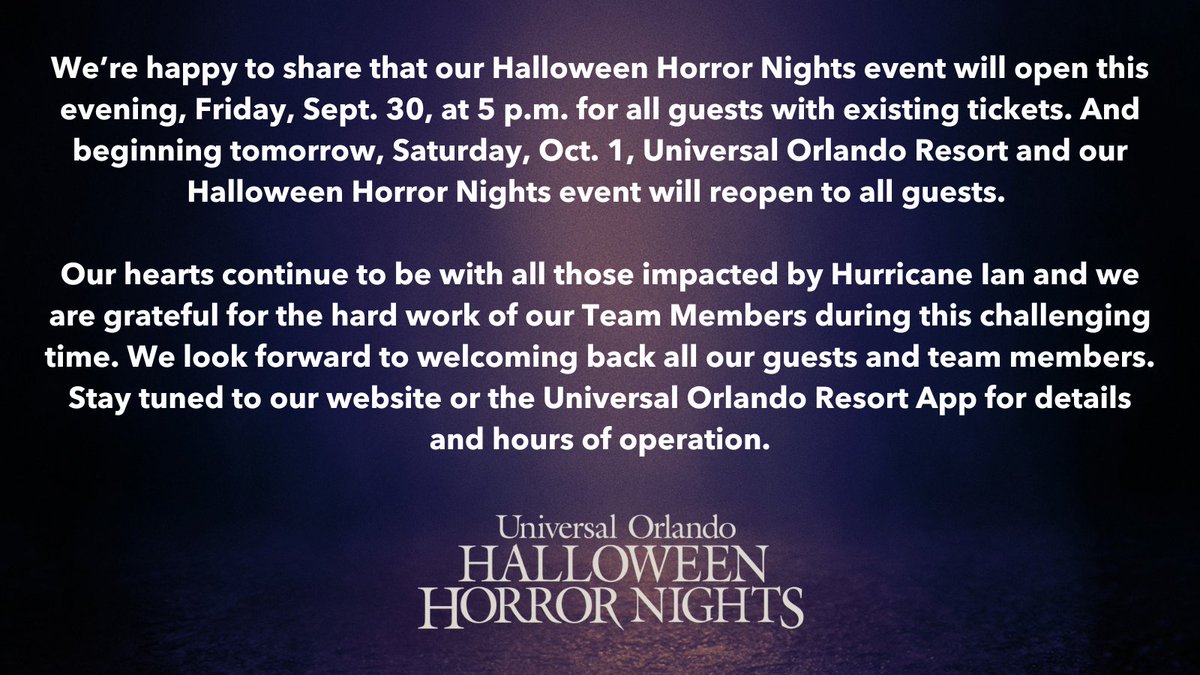 Halloween Horror Nights tweet media