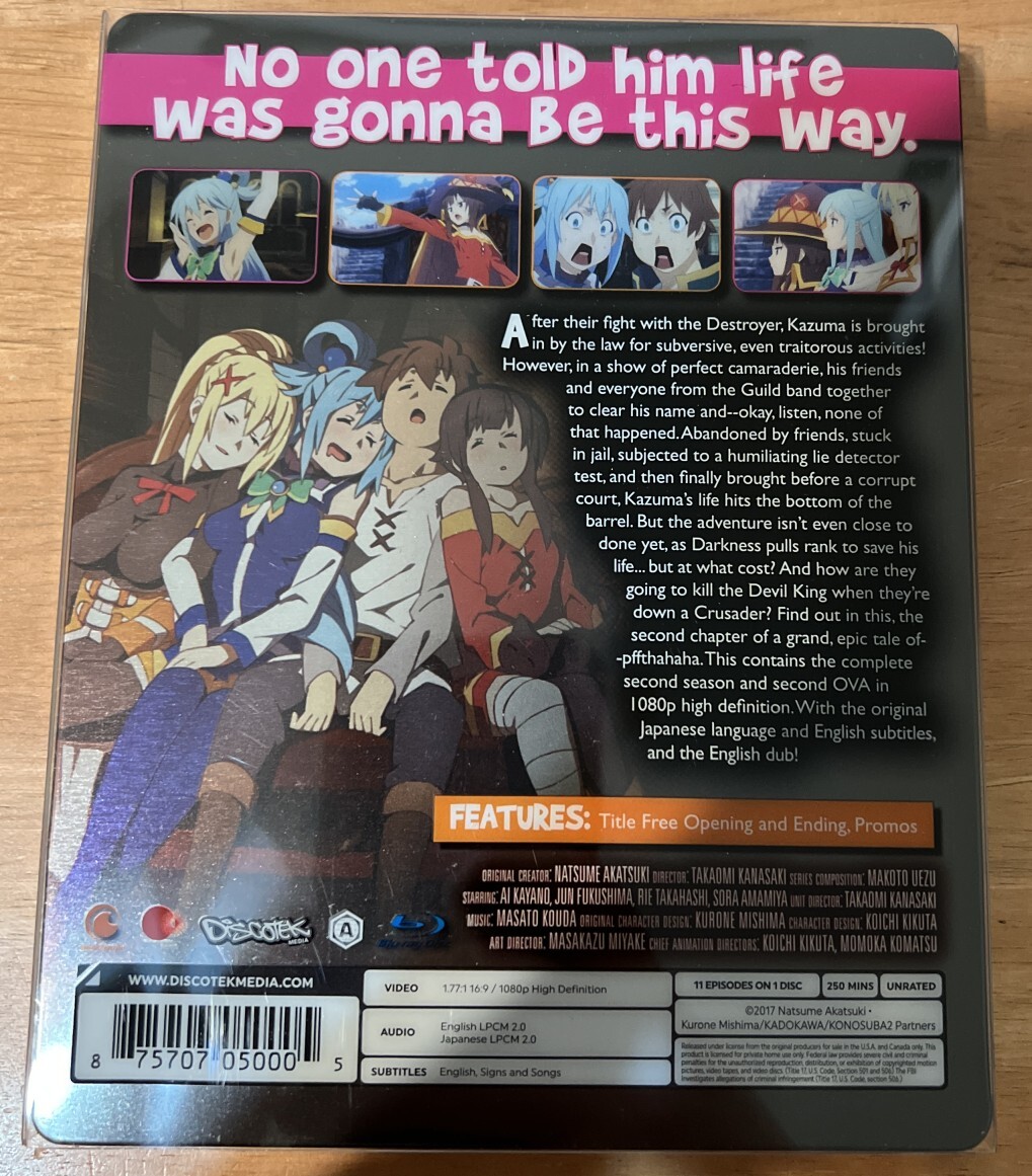 KonoSuba Season 2 - Available on Blu-ray 