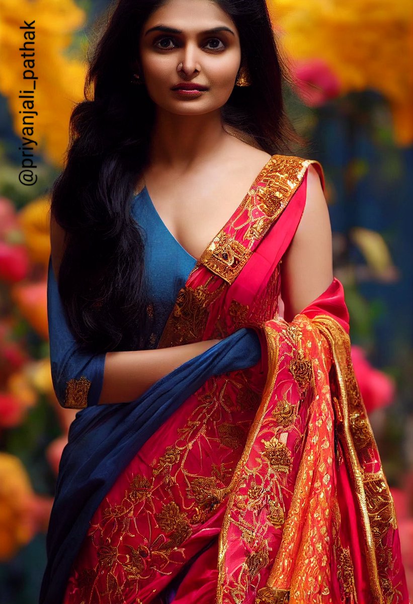 PriyanJelly's tweet photo. AI Art - Week 3
Navratri Special - Iconic Women in Traditional Indian attire 
Reference from models : 
@deepikapadukone @ItsPrachiDesai @advani_kiara @meganfox
#midjourney #ai #aiartcommunity #aiart #artificialinspiration #midjourney #midjourneyai #midjourneyart #trending https://t.co/hHdhDScebk