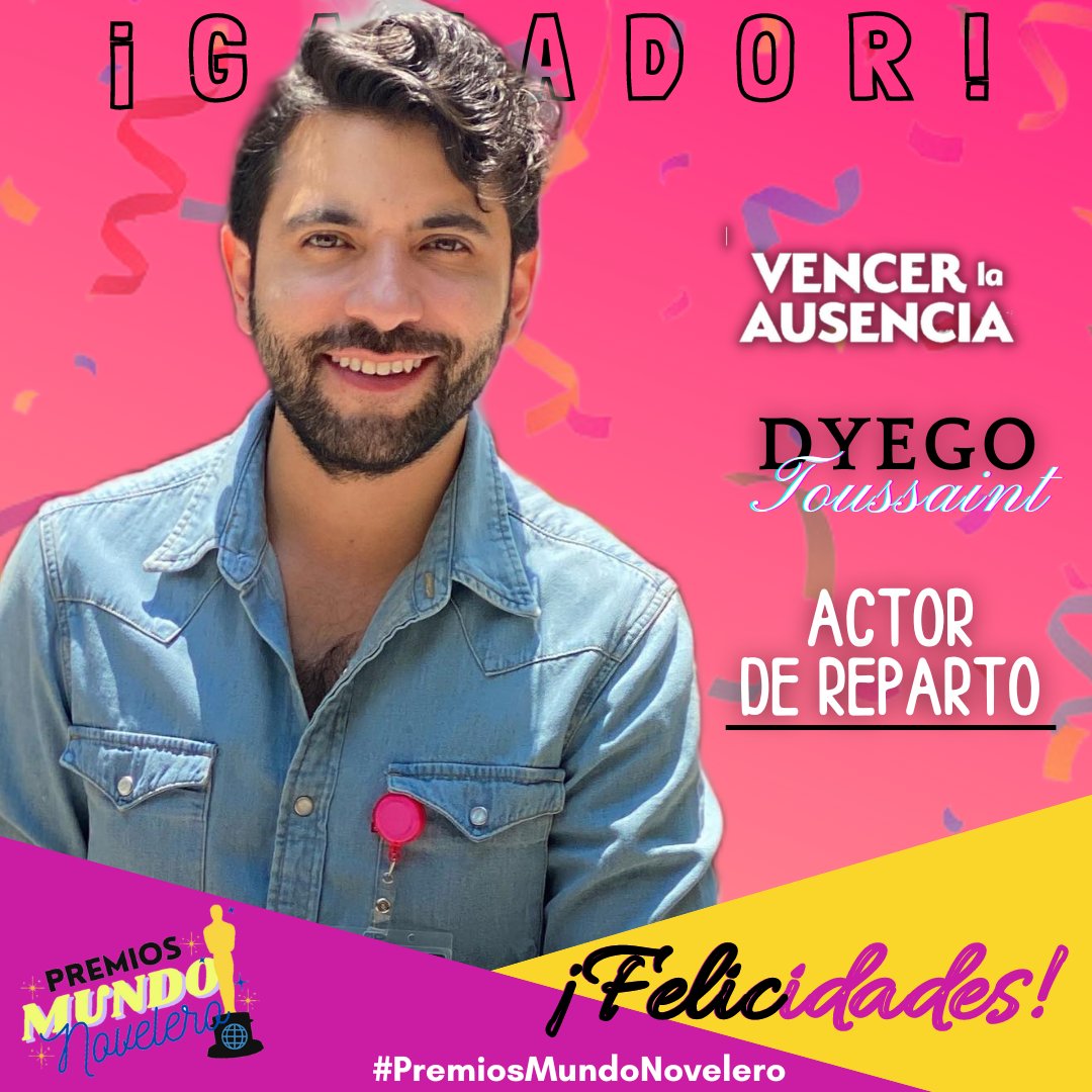 mundonoveleromx's tweet photo. :🄶🄰🄽🄰🄳🄾🅁:
🔺️ 𝗔𝗖𝗧𝗢𝗥 𝗗𝗘 𝗥𝗘𝗣𝗔𝗥𝗧𝗢
Ganador como 🔹️ Actor de reparto🔹️ fue.. 𝗗𝘆𝗲𝗴𝗼 𝗧𝗼𝘂𝘀𝘀𝗮𝗶𝗻𝘁 bajo el personaje de #Compaye en la Telenovela #VencerLaAusencia.
¡Felicidades! 🎊🎉
Ganado con el 46% de 254 Votos.
#premiosmundonovelero🎭 https://t.co/WCENjaCWpx