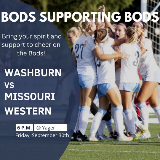 Happy Friday, Bods! Athletes - come support the soccer team @ 6 to launch the start of ‘Bods Supporting Bods’ by checking in with a SAAC member at the game and receive points for a prize! #bodssupportingbods