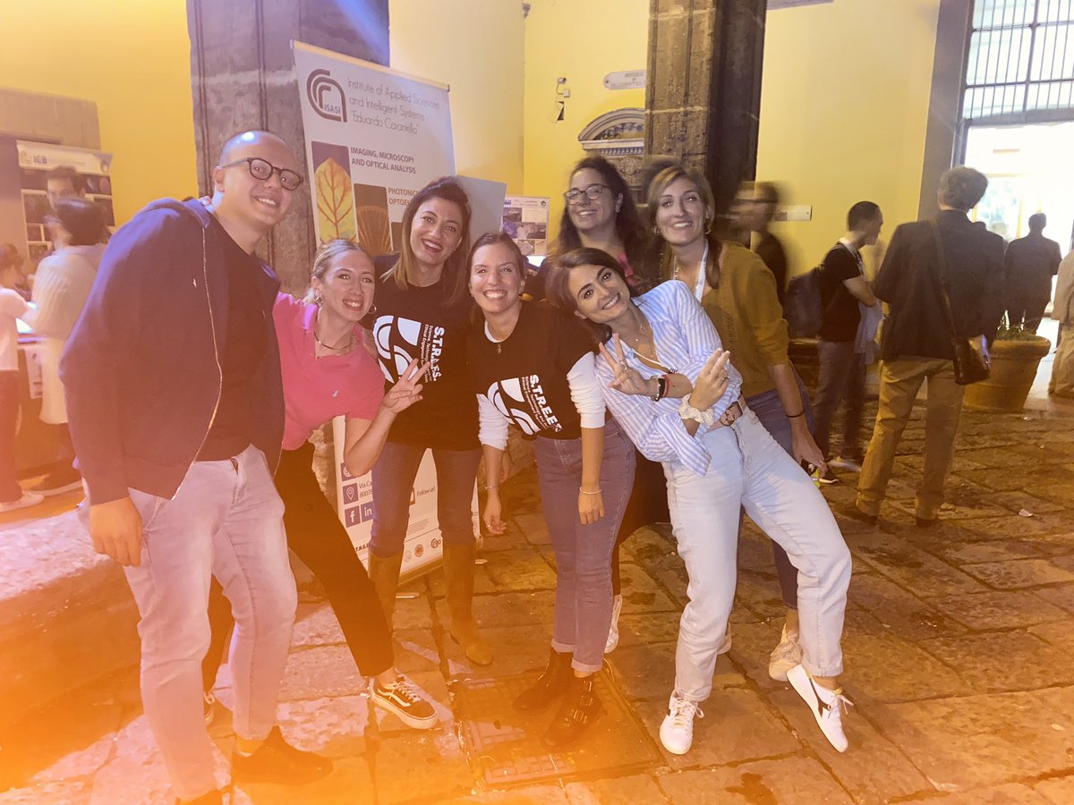 NBSY_group's tweet photo. ON the stage at Largo San Marcellino! @mariecurieuk @MSCActions @ISASI_CNR @CNRsocial_ #nottecnr #NBSY #STREETS #CREO #StreetsERN #EuropeanResearchersNight https://t.co/GJWHFUb4kN