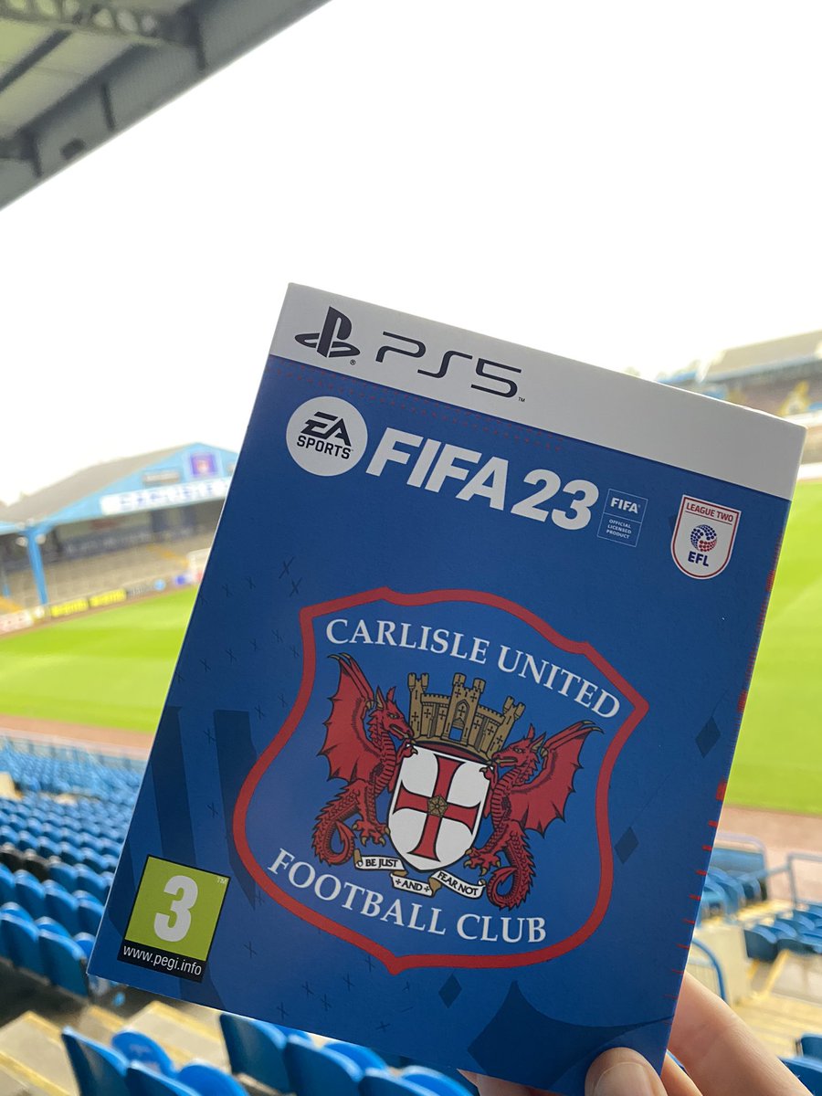 🎮 Fancy winning a #cufc copy of #FIFA23 for PS5? 

All you have to do is RT this tweet before 5pm on Monday and be following us, we’ll pick a winner on Tuesday morning! #cufc