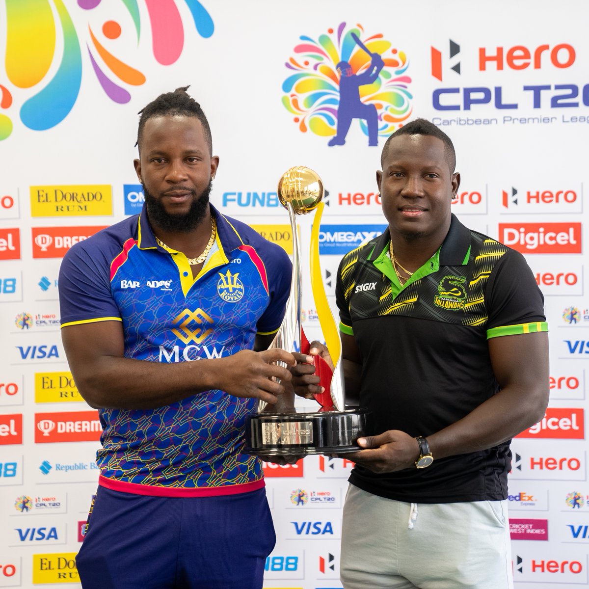 Barbados Royals or Jamaica Tallawahs - who will be lifting the #CPL22 trophy tonight? 🏆