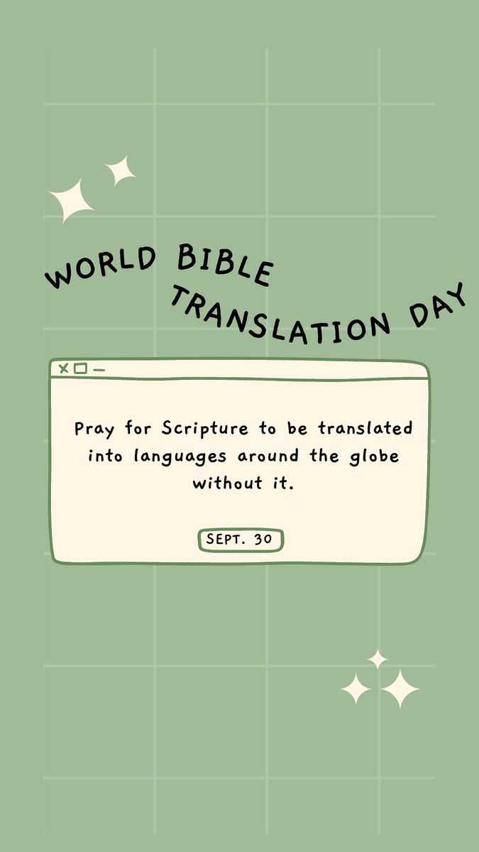Check out my article to learn more about Bible translation and discover three ways to celebrate World Bible Translation Day with your family.

jennymarcelene.blogspot.com/2022/09/bible-…