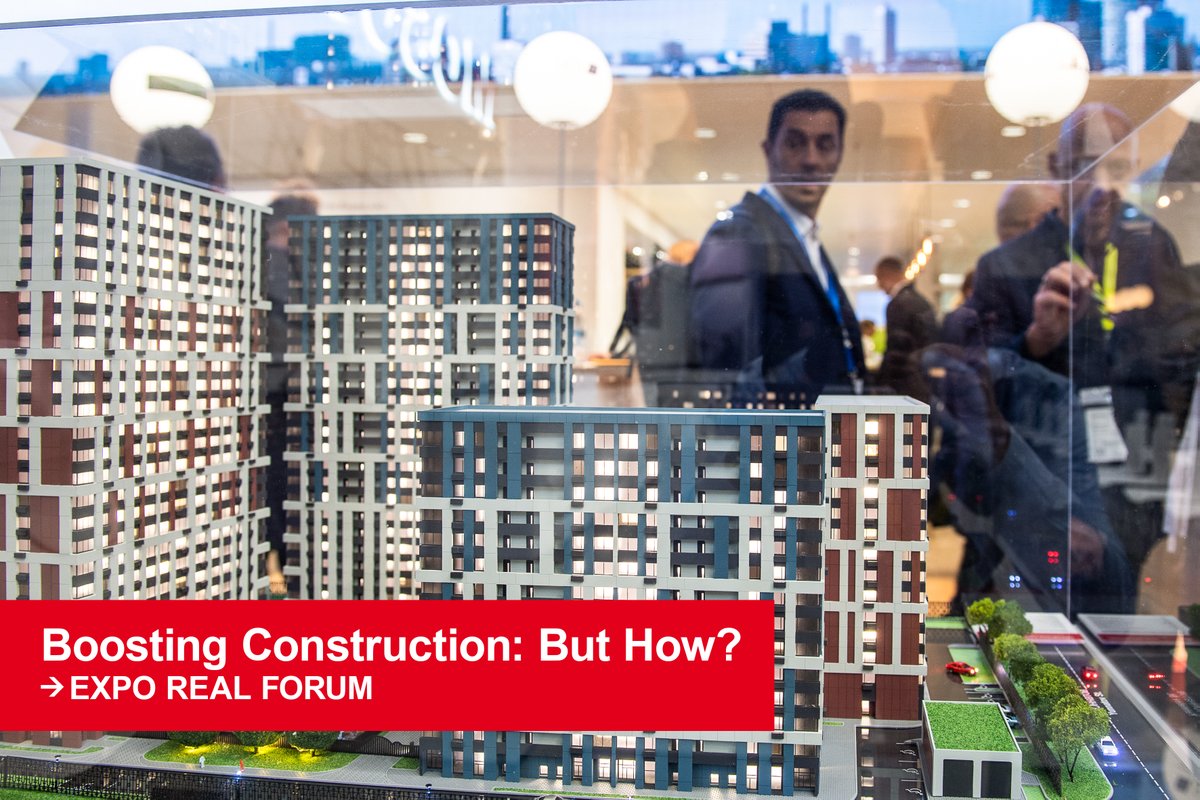 Shortage of skilled workers, material bottlenecks, climate protection requirements pose many challenges for the #construction sector. Does the industry need a makeover to keep up? 
👇Find out at #EXPOREAL👇
bit.ly/3UQvF7L