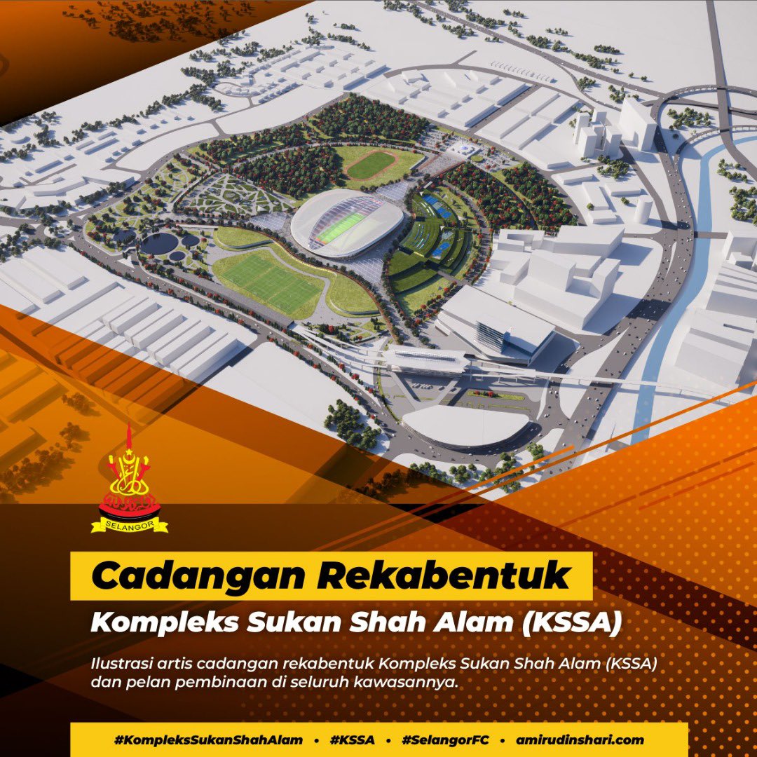 AmirudinShari's tweet photo. Petang tadi telah berlangsung taklimat berkenaan cadangan pembangunan Kompleks Sukan Shah Alam. Cadangan rekabentuk telah dibentang. Orang ramai digalakkan menghantar maklumbalas menerusi emel kssa.maklumbalas@gmail.com . Satu pameran akan dibuat beserta model rekabentuk tersebut https://t.co/7YPbbsvT9v